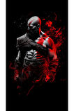 God of War Kratos Kanvas Tablo
