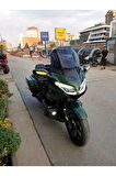 Honda Goldwing Bagger Siperlik Ön Cam 2018 2023 Model 38cm Siyah Renkli 4mm ORTA BOYLU CAM