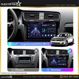 VW Golf 7  Kablosuz Carplay 2+32 GB Android 13 Navigasyon Multimedya Sistemi
