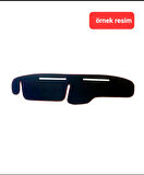 Torpido Halısı Oto Ön Cam Konsol Göğüs Örtüsü Renault Uyumlu Toros R12 Kırmızı Kenarlı