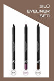 Dream Eyes Eyeliner 3 lü Göz Kalemi Set No:401-425-407