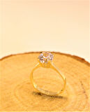 Altın Tektaş Yüzük