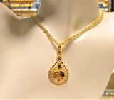 Altın Tuğralı Kolye Ucu  3756-2