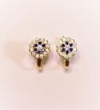 Altın Papatya Bebek-Çocuk Küpesi