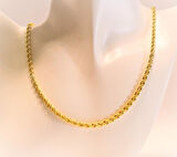 14 Ayar Kadın Altın Halat Zincir