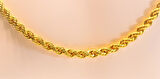 14 Ayar Kadın Altın Halat Zincir