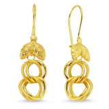  22  Ayar Uzay Yolu Sallantılı Küpe