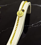 Çeyrek Altınlı Künye-Bileklik