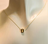 Altın 3 Boyutlu Ü Harfi ve Zinciri