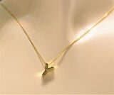 Taşlı 3 Boyutlu Y Harfi ve Zinciri