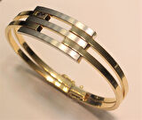 Altın Kaburga Kelepçe Bilezik