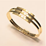 Altın Kaburga Kelepçe Bilezik