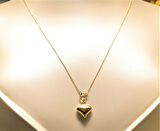 Altın Kalp Kolye Ucu ve  Zİnciri