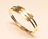 Altın Kaburga Kelepçe Bilezik