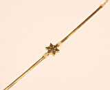  Altın Kar Tanesi İtalyan Ezme Bileklik