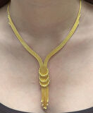 Altın Taşsız Gerdanlık Seti