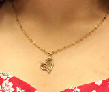 Altın Kalp Kolye Ucu 3659-1