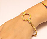 Çeyrek Altın İçin Çerçeve Bileklik