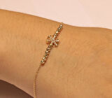 Altın Kar Tanesi Model Bileklik