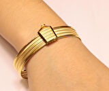 Altın Rize Model Hasır Kelepçe Bilezik