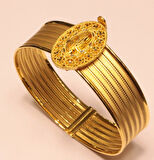 Altın Rize Model Hasır Kelepçe Bilezik 32071