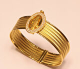 Altın Rize Model Hasır Kelepçe Bilezik  32073