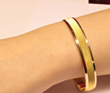 Altın Desensiz Bilezik