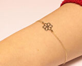 Altın Yonca Model Bileklik 233120