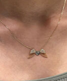 14 Ayar Altın Melek Kolye