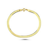 14 Ayar Altın İtalyan Ezme Bileklik
