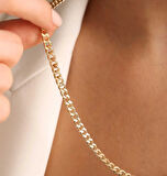 8 Ayar Kadın Altın Gurmet Zincir