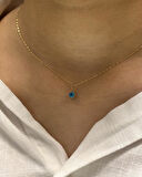  Altın Nazar Boncuklu Aynalı Zincir