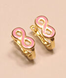  Altın Sonsuzluk Model Çocuk Küpesi