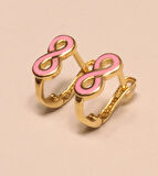  Altın Sonsuzluk Model Çocuk Küpesi