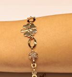 Altın Yonca Model Bileklik 233149