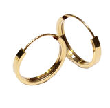  14 Ayar Altın Halka Küpe 25185