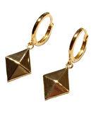  14 Ayar Altın Kadın  Taşsız Halka Küpe 25166