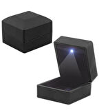 Beyaz Altın Baget Taş Yüzük 34289