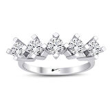  Beyaz Altın Beştaş Yüzük 34509