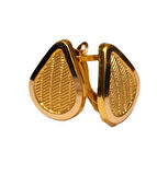  14 Ayar Altın Damla Model Trabzon Hasır Küpe