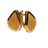  14 Ayar Altın Damla Model Trabzon Hasır Küpe