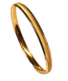  Altın Hediyelik Desensiz Bilezik 3152