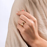 14 Ayar Altın Ajda Sonsuzluk Model Yüzük