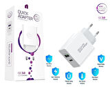 Realme C25Y Uyumlu 25W Ultra Hızlı Çoklu Şarj Cihazı Adaptör Qualcomm3.0 + PD - İthalatçı Garantili