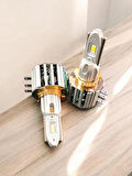 VrPro H15 Led Xenon Far Ampulü Csp Çip 15000lümen şimşek etkili led ZENON TURNCU BEYAZ 