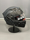  Jk-902 Güneş Vizörlü Çene Açılır Kask H2 GREY