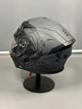  Jk-902 Güneş Vizörlü Çene Açılır Kask H2 GREY