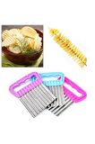 Cips Patates Doğrayıcı Şekilli Sebze Ve Meyve Dilimleyici Chips Chopper