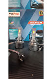 H7 VRPRO SİLVER 6000K-6500K XENON SAF BEYAZ IŞIK LED XENON 18000LÜMEN 60W GARANTİLİ ÜRÜN 12-24V