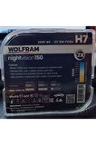 H7 Ampul PERFORMANS AMPULÜ +%150 Fazla Işık ve %20 Beyaz Işık 12V 55W WOLFRAM (2 ADET)